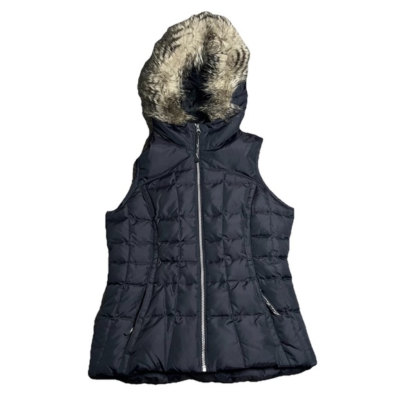 Eddie Bauer Jackets & Blazers - Eddie Bauer Women's Premium‎ Quality Goose Down Puffer Vest With Hood Size Small